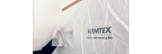 Spraybooth masking film