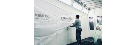 Spraybooth masking film