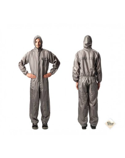 Polyester overall grijs - maat M