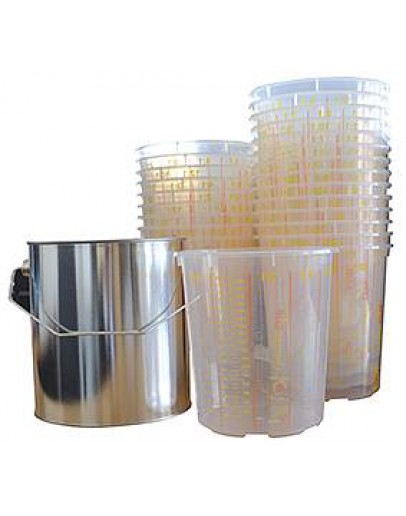 Bouwverfset: 25 mengbekers 2240 ml + gratis blik
